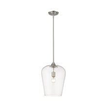 Load image into Gallery viewer, Joliet Pendant Light in Brushed Nickel (12-Inch).
