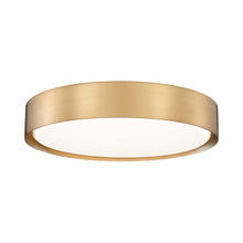 Load image into Gallery viewer, Kawan LED Flush Mount Ceiling Light in Modern Gold (16-Inch).