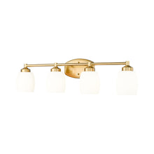 Load image into Gallery viewer, Kendrick Bath Vanity Light in Luxe Gold (4-Light).