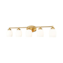 Load image into Gallery viewer, Kendrick Bath Vanity Light in Luxe Gold (5-Light).