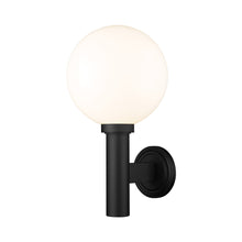 Load image into Gallery viewer, Laurent Outdoor Wall Light in Opal (1-Light/Tall).