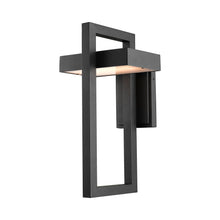 Load image into Gallery viewer, Luttrel Outdoor LED Wall Light in Black (Large).