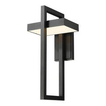 Load image into Gallery viewer, Luttrel Outdoor LED Wall Light in Black (X-Large).