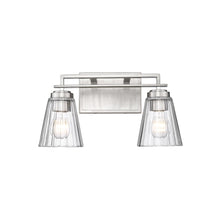 Load image into Gallery viewer, Lyna Bath Vanity Light in Brushed Nickel (2-Light).