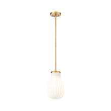 Load image into Gallery viewer, Newbury Pendant Light in Modern Gold (8-Inch).