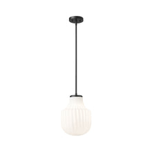 Load image into Gallery viewer, Newbury Pendant Light in Matte Black (10-Inch).