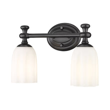 Load image into Gallery viewer, Orion Bath Vanity Light in Matte Black (2-Light).