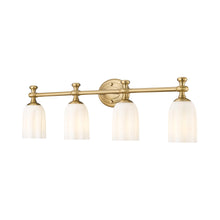Load image into Gallery viewer, Orion Bath Vanity Light in Modern Gold (4-Light).