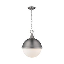 Load image into Gallery viewer, Peyton Pendant Light in Antique Nickel (Large).