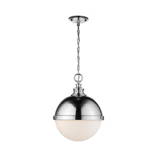 Load image into Gallery viewer, Peyton Pendant Light in Chrome (Large).