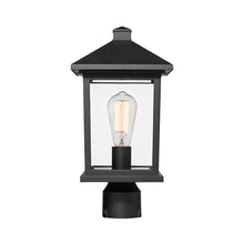 Load image into Gallery viewer, Portland Outdoor Round Mount Post Light.
