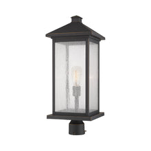 Load image into Gallery viewer, Portland Outdoor Round Mount Post Light in Detail.