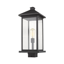 Load image into Gallery viewer, Portland Outdoor Square Mount Post Light in Detail.