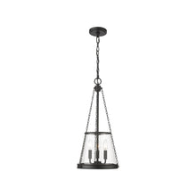 Load image into Gallery viewer, Prescott Pendant Light in Matte Black (Small).