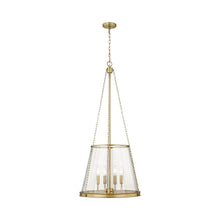 Load image into Gallery viewer, Prescott Pendant Light in Rubbed Brass (Large).