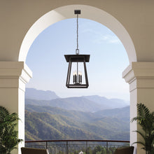 Load image into Gallery viewer, Rainer Outdoor Pendant Light in Outside Area.