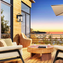 Load image into Gallery viewer, Rainer Outdoor Wall Light in Outside Area.