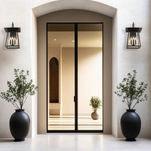 Load image into Gallery viewer, Rainer Outdoor Wall Light in Outside Area.