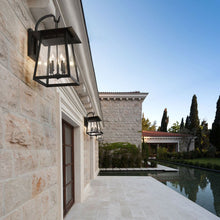 Load image into Gallery viewer, Rainer Outdoor Wall Light in Outside Area.
