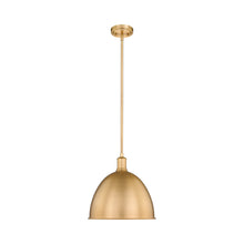 Load image into Gallery viewer, Sawyer Pendant Light in Classic Brass (Large).