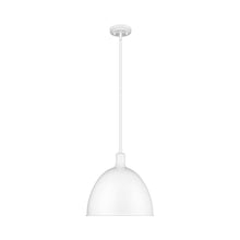 Load image into Gallery viewer, Sawyer Pendant Light in Satin White (Large).