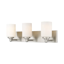 Load image into Gallery viewer, Soledad Bath Vanity Light in Brushed Nickel (3-Light).