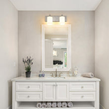Load image into Gallery viewer, Soledad Bath Vanity Light in bathroom.