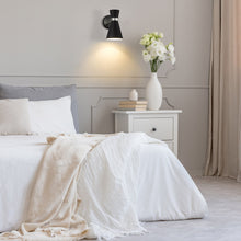 Load image into Gallery viewer, Soriano Wall Light in bedroom.