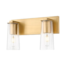 Load image into Gallery viewer, Titus Bath Vanity Light in Modern Gold (2-Light).