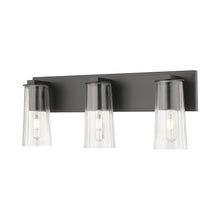 Load image into Gallery viewer, Titus Bath Vanity Light in Matte Black (3-Light).