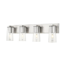 Load image into Gallery viewer, Titus Bath Vanity Light in Brushed Nickel (4-Light).