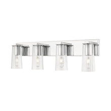 Load image into Gallery viewer, Titus Bath Vanity Light in Chrome (4-Light).