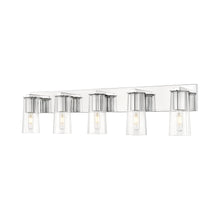 Load image into Gallery viewer, Titus Bath Vanity Light in Chrome (5-Light).