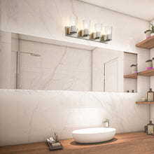 Load image into Gallery viewer, Titus Bath Vanity Light in bathroom.
