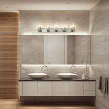 Load image into Gallery viewer, Titus Bath Vanity Light in bathroom.