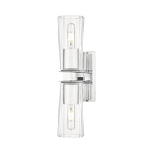 Load image into Gallery viewer, Titus Bath Wall Light in Chrome (2-Light).