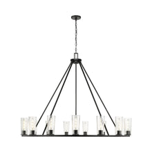 Load image into Gallery viewer, Titus Chandelier in Matte Black (15-Light).