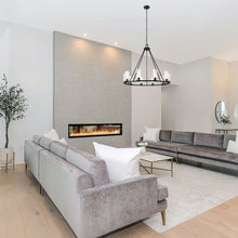 Load image into Gallery viewer, Titus Chandelier in living room.
