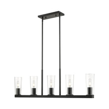 Load image into Gallery viewer, Titus Linear Chandelier in Matte Black (5-Light).