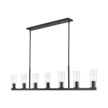 Load image into Gallery viewer, Titus Linear Chandelier in Matte Black (7-Light).