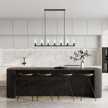 Load image into Gallery viewer, Titus Linear Chandelier in kitchen.