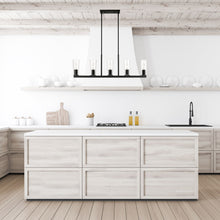 Load image into Gallery viewer, Titus Linear Chandelier in kitchen.