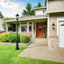 Load image into Gallery viewer, Wakefield Outdoor Post Light in Outside Area.