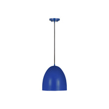 Load image into Gallery viewer, Z-Studio Dome Pendant Light in Blue (9.4-Inch).
