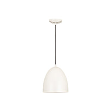 Load image into Gallery viewer, Z-Studio Dome Pendant Light in Satin White (9.4-Inch).