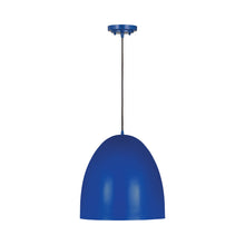 Load image into Gallery viewer, Z-Studio Dome Pendant Light in Blue (18.9-Inch).