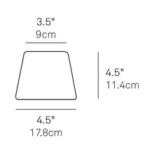 Load image into Gallery viewer, Poldina Ceramic Lamp Shade - line drawing.