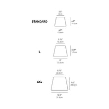 Load image into Gallery viewer, Poldina Wicker Shade - line drawing.