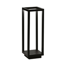 Load image into Gallery viewer, Home Outdoor LED Table Lamp in Black.