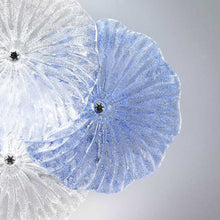 Load image into Gallery viewer, Mariposa Glass Panels in Light Blue (Round).
